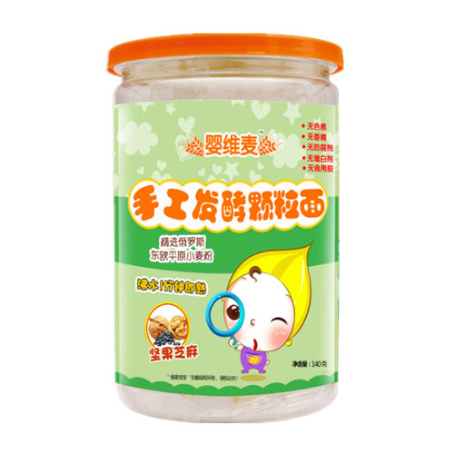 嬰維麥手工發(fā)酵顆粒面堅果芝麻