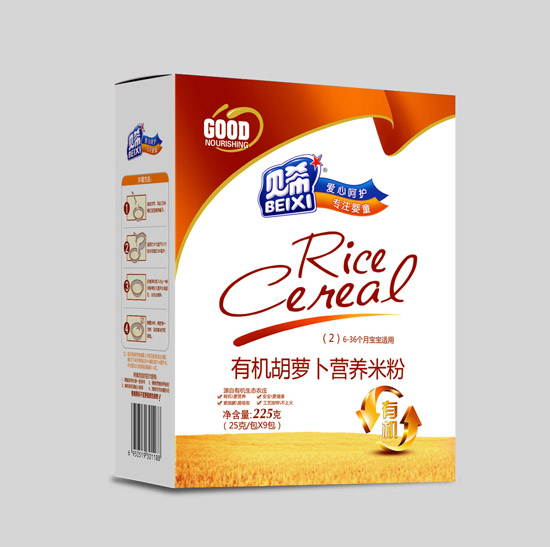 貝希有機胡蘿卜米粉盒裝