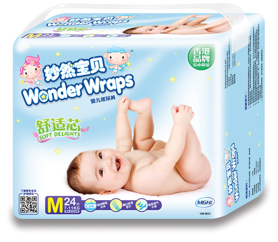 妙然寶貝舒適芯yinge紙尿褲M碼24片