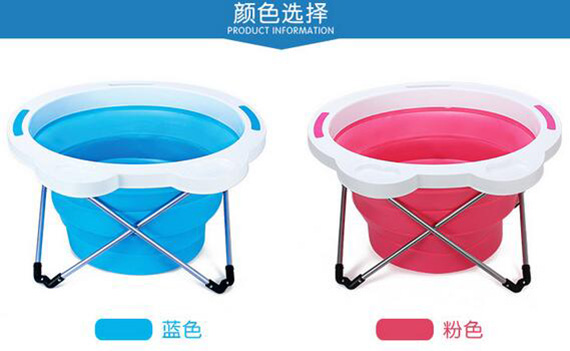 歐貝yingye折疊泡澡桶