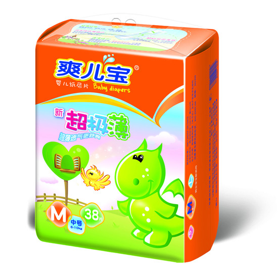爽兒寶yinge紙尿片超極薄M38
