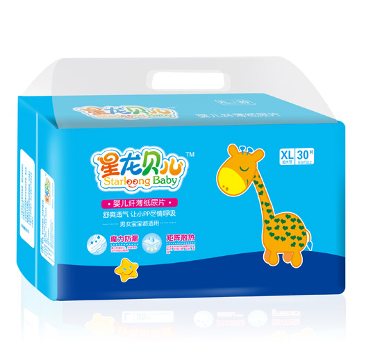 星龍貝兒yinge纖薄紙尿片XL30片