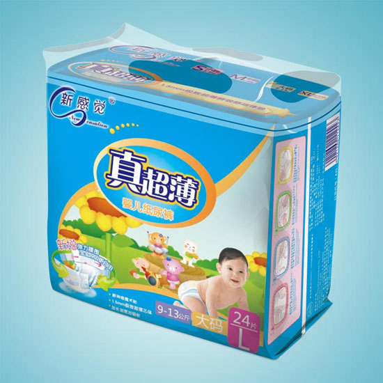新感覺(jué)真超薄yinge紙尿褲L碼24片