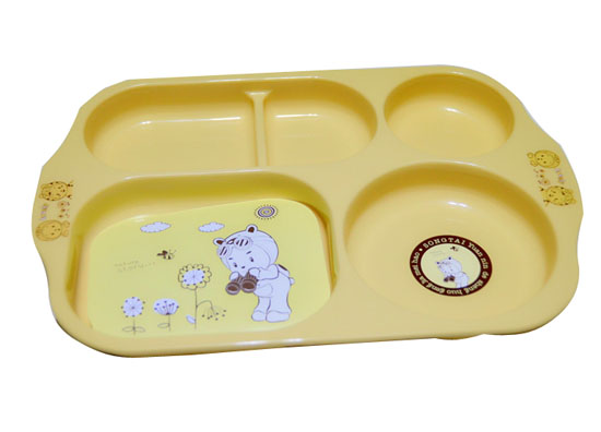 淞泰youe園寶寶兒童分五格卡通餐盤(pán)加深餐具耐摔