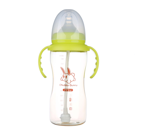 �����PPSU���ڏ����J���ԄӰ�����ƿ380ML��ɫ