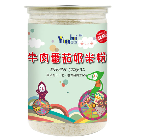 嬰輝牛肉番茄奶米粉