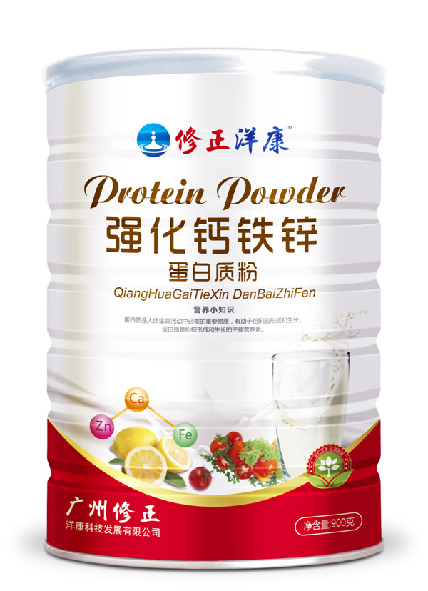修正洋康強化鈣鐵鋅蛋白質粉
