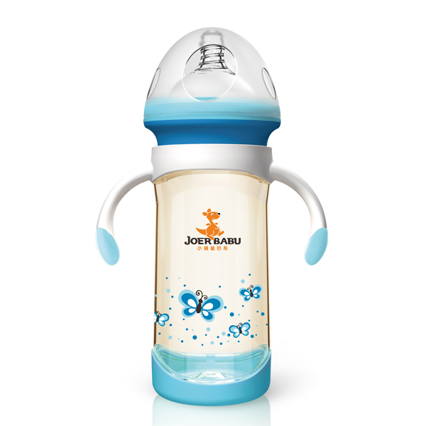 小袋鼠巴布PPSU奶瓶BP-803藍色