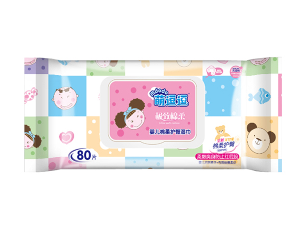 萌逗逗嬰兒棉柔護臀濕巾