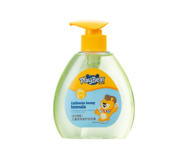 皮樂熊兒童潔凈柔護洗手液