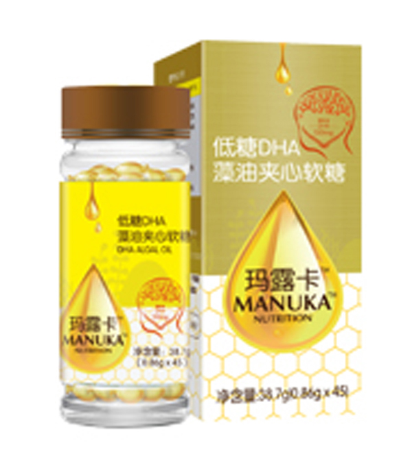 瑪露卡DHA藻油夾心軟糖