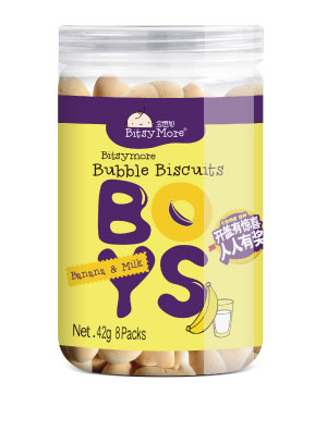 寶思加泡泡餅干-香蕉牛奶味