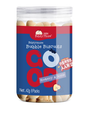 寶思加泡泡餅干-藍莓蘋果味