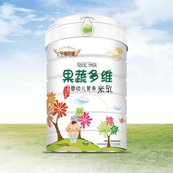 今福貝健嬰幼兒營養(yǎng)米乳聽裝(果蔬多維)