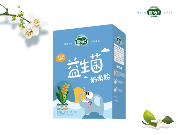 魯貝比益生菌奶米粉盒裝-益生元AD鈣