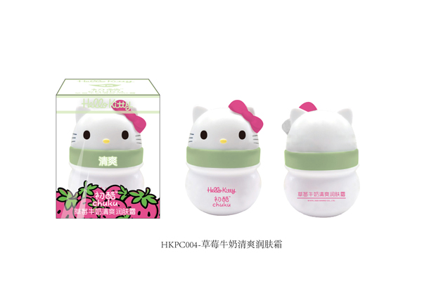 Hello Kitty初酷草莓牛奶清爽潤(rùn)膚霜