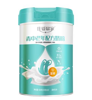 優(yōu)愛易家青中老年配方奶粉