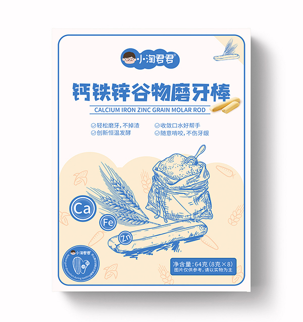 小淘君君鈣鐵鋅谷物磨牙棒