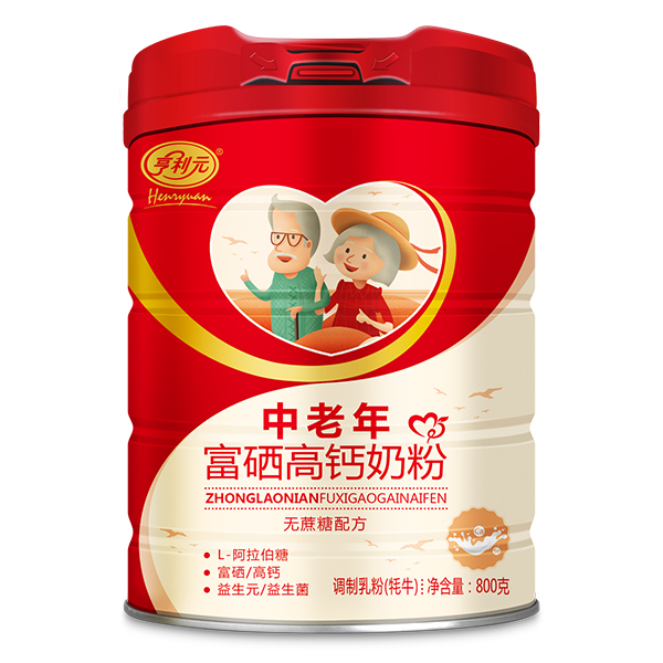亨利元中老年富硒高鈣奶粉