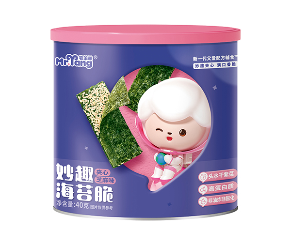 宅羊羊妙趣海苔脆 夾心芝麻味