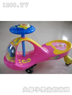 尼爾樂(lè)粉色兒童扭扭車
