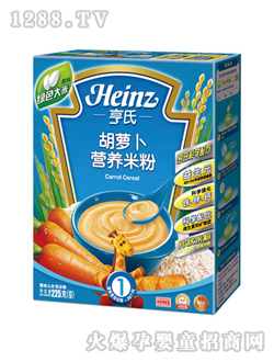 亨氏胡蘿卜營養(yǎng)米粉