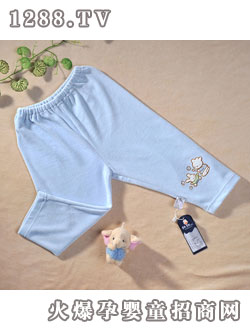 迪迪60支雙面布片印花可拆密襠長(zhǎng)褲