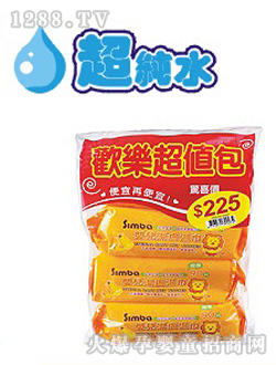 靠娃兒小獅王辛巴yinge潔膚濕巾組合包