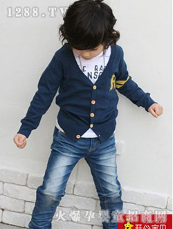 開(kāi)心寶貝藍(lán)色套裝