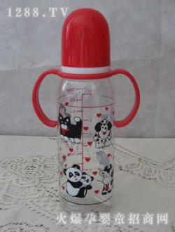 喜悅8安士直身雙耳奶瓶