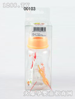 奧兒寶晶鉆玻璃葫蘆奶瓶120ml