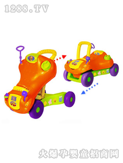 維尼多樂趣兩用學步車