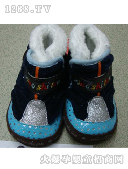 麗嬰房藍(lán)色亮點(diǎn)yinge鞋