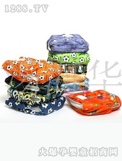 陽光寶寶yinge印花牛仔尿褲