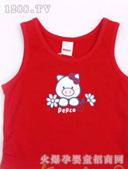 小豬班納女童裝youe針織背心