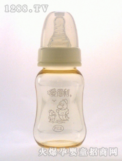 實感PES奶瓶120mL海豚