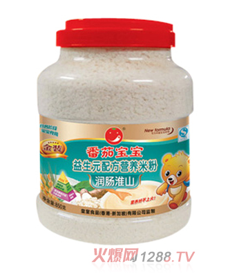 番茄寶寶益生元潤(rùn)腸淮山米粉850g