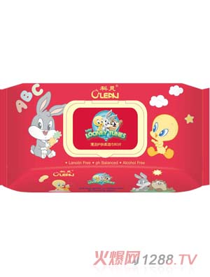 科靈清潔護(hù)膚柔濕巾80片