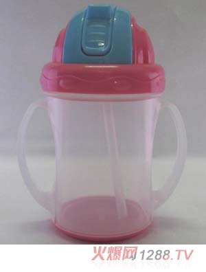 yinge寶240ML虎頭學飲杯