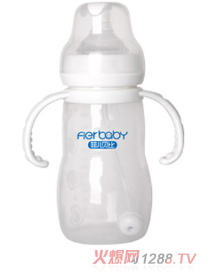 菲兒貝比寬口弧形自動(dòng)硅膠奶瓶240ml