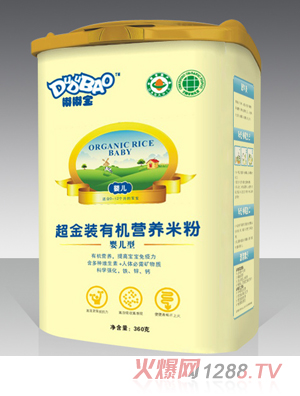 嘟嘟寶yinge型超金裝有機營養(yǎng)米粉