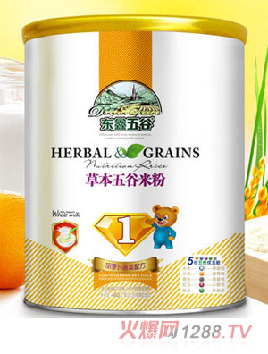 東鑫五谷胡蘿卜菠菜草本五谷米粉1段