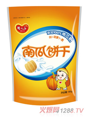 yinge樂南瓜餅干180g