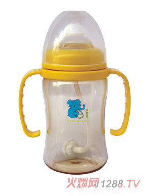多比象yinge自動(dòng)奶瓶黃色