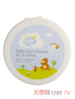 呵貝膚yinge玉米爽身粉