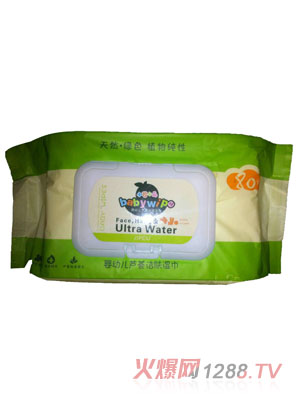 小谷小晶yingye蘆薈潔膚濕巾80片