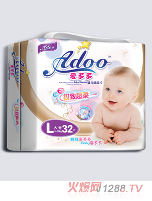 愛多多極致超柔yinge紙尿片L碼32片