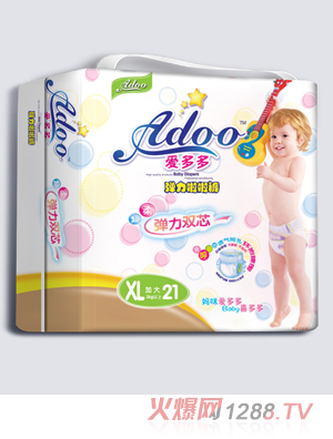 愛多多彈力雙芯彈力啦啦褲XL碼21片