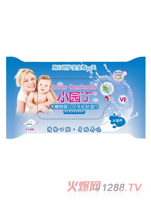 小園丁木糖醇yinge口手護(hù)膚濕巾