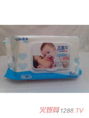尤愛爾yinge手口濕巾80片